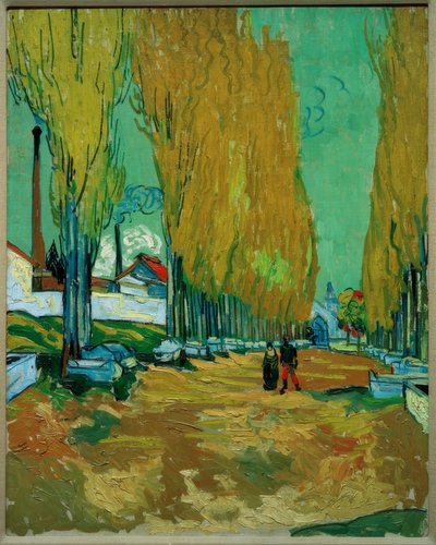 Alléedes Tombeaux（The Alyscamps） 作： Vincent van Gogh